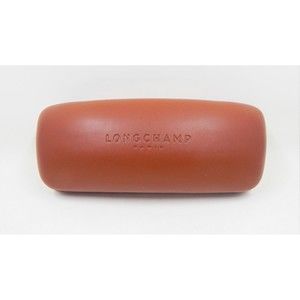 Longchamp Paris Brown Hard Shell Clamshell Sunglasses Eyeglasses Glasses Case